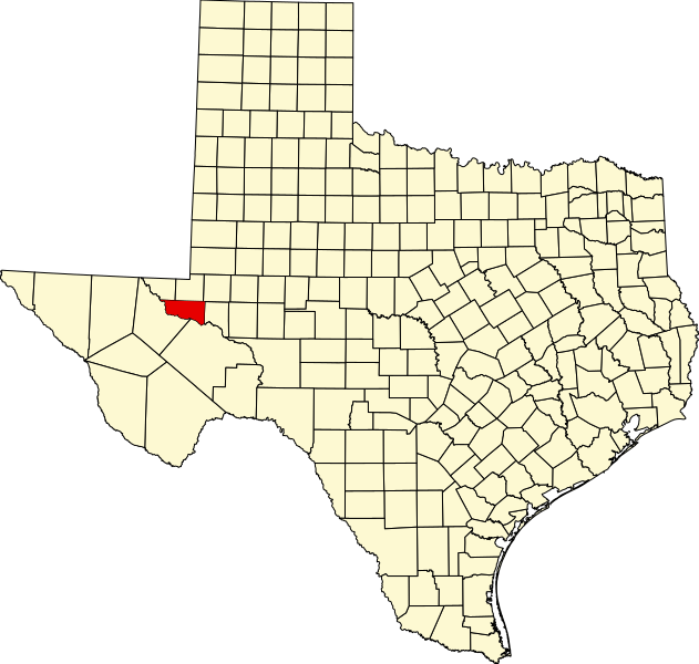 File:Map of Texas highlighting Ward County.svg
