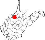 Map of West Virginia highlighting Ritchie County.svg