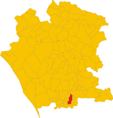 Map of comune of Gricignano di Aversa (province of Caserta, region Campania, Italy).svg