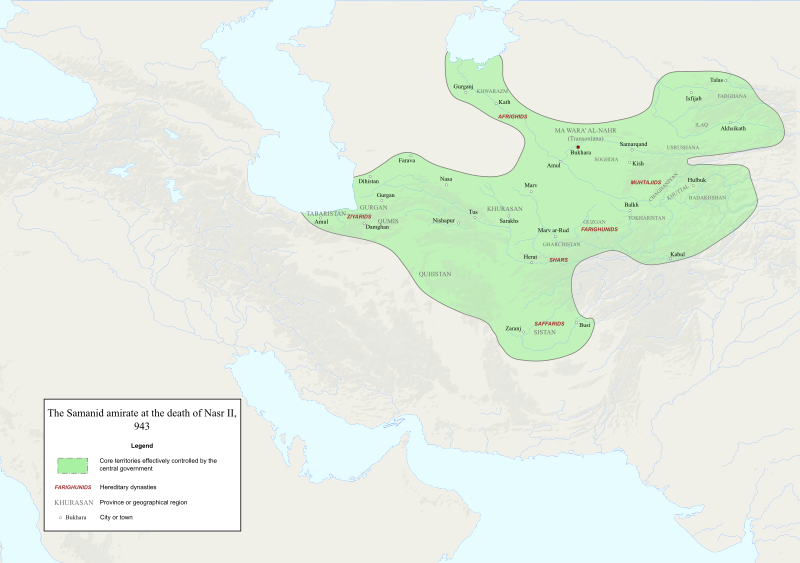 File:Map of the Samanid amirate at the death of Nasr II, 943.svg