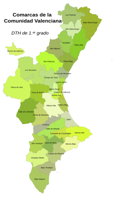 Mapa comarcal de la Comunidad Valenciana.svg