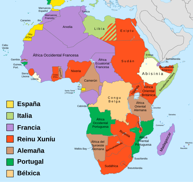 File:Mapa del África colonial (1914) ast.svg