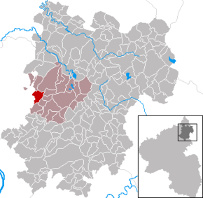 Poziția Marienrachdorf pe harta districtului Westerwaldkreis
