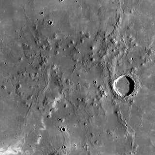 Marius Hills dome region on the Moon