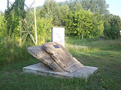 Mauerdenkmal an der Grenze zu Berlin-Spandau