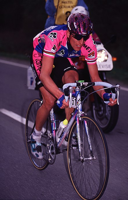Maurizio Fondriest en 1995 sur l'Amstel Gold Race
