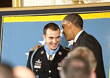 Medal of honor recipient Sgt. Salvatore Giunta beside President Barack Obama Medal of honor recipient Sgt. Salvatore Giunta beside President Barack Obama.jpg