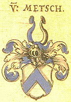 Wappen derer von Metsch nach Siebmachers Wappenbuch 1605