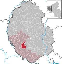 Läget för Mettendorf i Eifelkreis Bitburg-Prüm