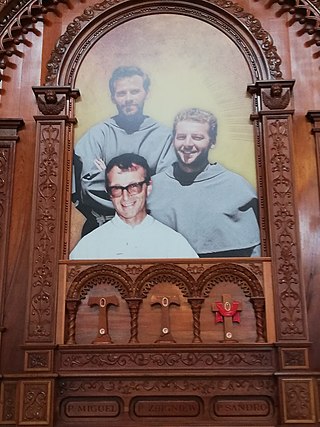 <span class="mw-page-title-main">Three Martyrs of Chimbote</span> Group of two Polish Franciscan priests and one Italian missionary priest