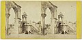 Minbar op de binnenplaats van de Omarmoskee, Jeruzalem Jerusalem. - The Mosque of Omar. View in the Court with fine Saracenic Pulpit (titel op object) Good's Eastern Series (serietitel op object), RP-F-F13056.jpg