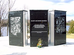 Monumento al minero de Elliot Lake