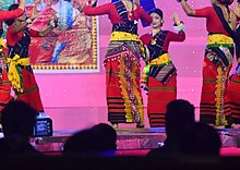 Mising girls performing gumrag dance Mising gumrag dance.jpg