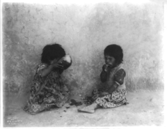 Moki melon eaters, 1900