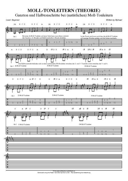 Datei:Moll-Tonleitern Theorie Gitarre.pdf