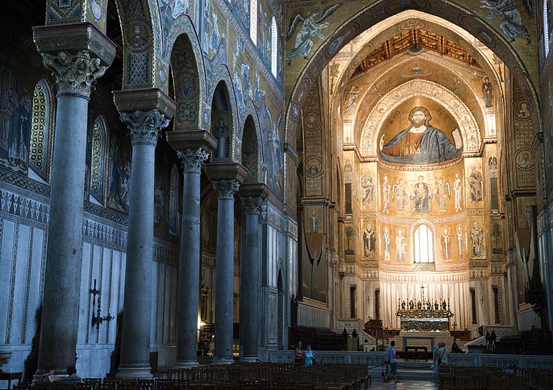 File:Monreale Cathedral, Monreale, Sicily, Italy (4894697910).jpg