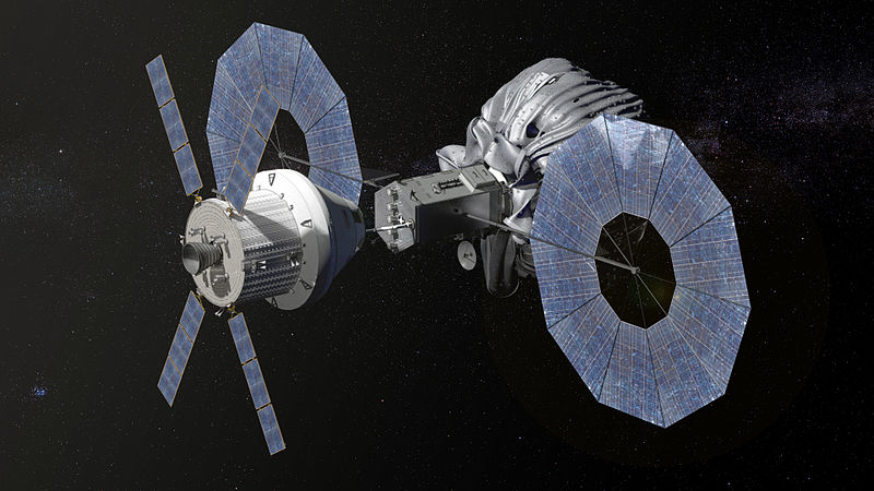 File:NASA’s Orion spacecraft approaching the robotic asteroid capture vehicle.jpg