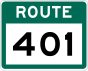 Route 401 shield