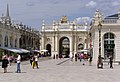 Français : Porte Héré depuis la Place Stanislas Esperanto: Pordego Héré ekde la placo Stanislas