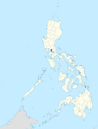 Mapa han Pilipinas nga nagpapakita kon hain nahimutangan an Metropolitano nga Manila