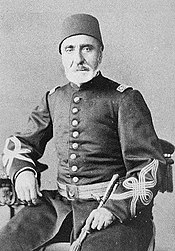 Necip Ahmed Pasha, career officer and composer in French-inspired uniform.