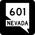 State Route 601 işaretçisi