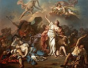 《狄阿娜和阿波罗杀死尼俄伯的子女》，1772年，达拉斯艺术博物馆