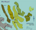 Long time since I've made a static map, this time for Norðoyar/Northern Islands in the Faroes.