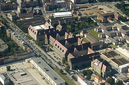 Nuremberg Aerial Justizpalast