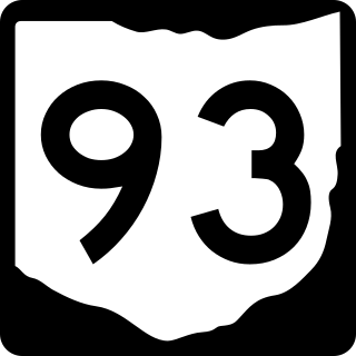 <span class="mw-page-title-main">Ohio State Route 93</span> North-south state highway in Ohio, US