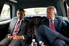 President Obama en vicepresident Joe Biden