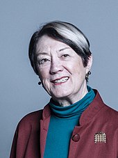 Diana Warwick, member from 1989 to 1992 Official portrait of Baroness Warwick of Undercliffe crop 2.jpg