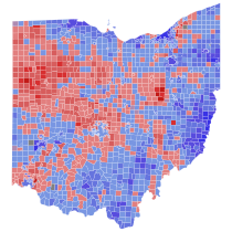 Ohio 1988 Senate Election By Township.svg