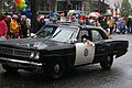 Old Plymouth police car in Portland, Oregon.jpg