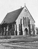 Trinity Church at Fifth and Rock Island Streets. Old Trinity Church Davenport, Iowa.jpg