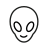 OpenMoji-black 1F47D.svg