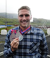 Pál Joensen, Faroese swimmer