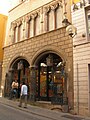 Sassari eski şehir merkezinde Katalan-Gotik stilde bir bina