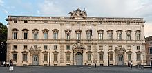 Palazzo della Consulta in Rome, seat of the Constitutional Court of Italy. Palazzo della Consulta Roma 2006.jpg