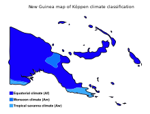New Guinea map of Koppen climate classification.svg