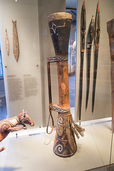 File:Papua ceremonial Dema drum, Marind-Anim people.jpg