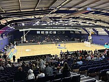 Interior view, from the North Stand, prior to a Sheffield Sharks game Park Community Arena - interior.jpg