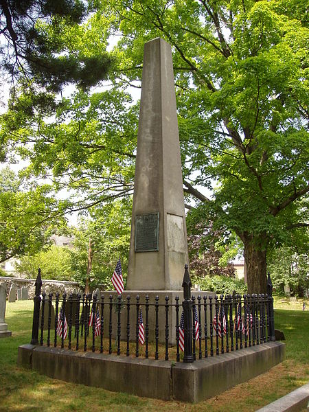 Patriots' Grave in the Old Burying Ground cemetery, Arlington, Massachusetts