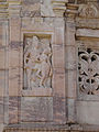 Extérieur du mandapa, mur nord, côté est. Shiva et Parvati