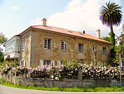 Eduardo Pondal költő szülőháza Ponteceso-ban, Galícia