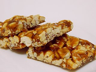 <span class="mw-page-title-main">Chikki</span> Peanut-based confection