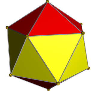 Gyroelongated bipyramid polyhedron constructed by elongating a bipyramid by inserting an antiprism between its halves