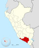 Peru - Arequipa Department (mapa umístění).svg