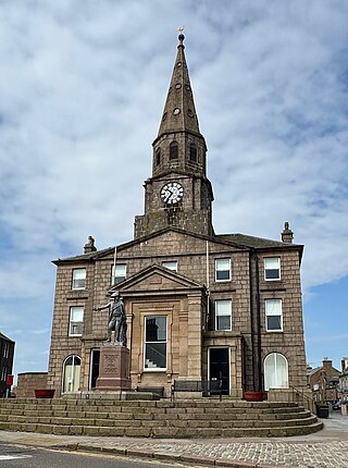 <span class="mw-page-title-main">Peterhead Town House</span> Municipal building in Peterhead, Scotland