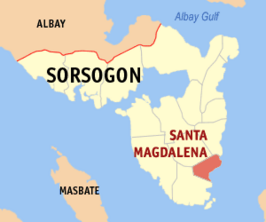 Kaart van Santa Magdalena
